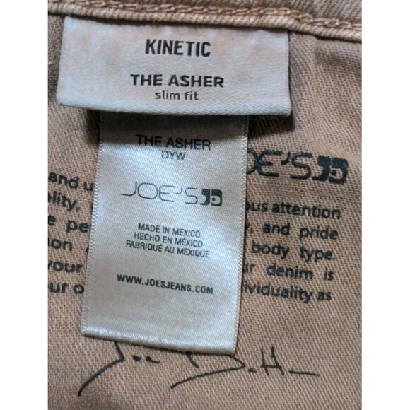 Joe's Jeans Mens The Asher Kinetic Stretch Slim Fit Jeans Color ZEPHYR US 40 NWT - Picture 7 of 9